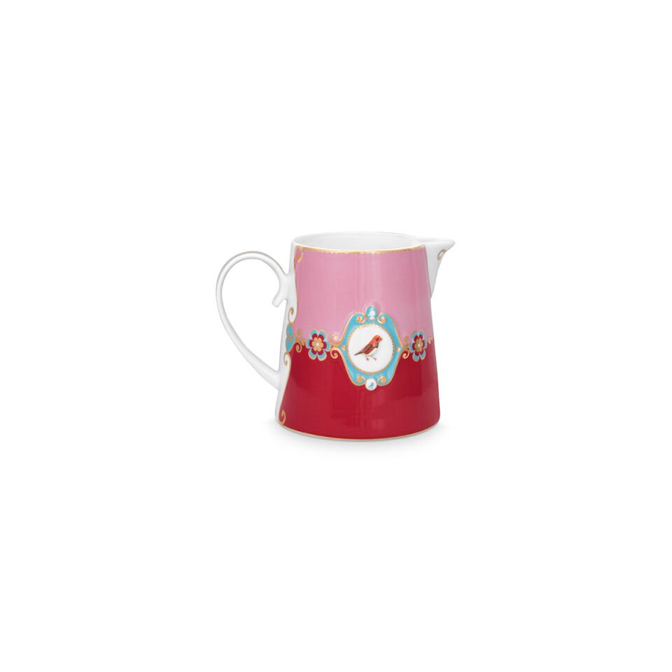Kırmızı Pembe Porselen Sürahi 900 ml Love Birds Collection by Pip Studio