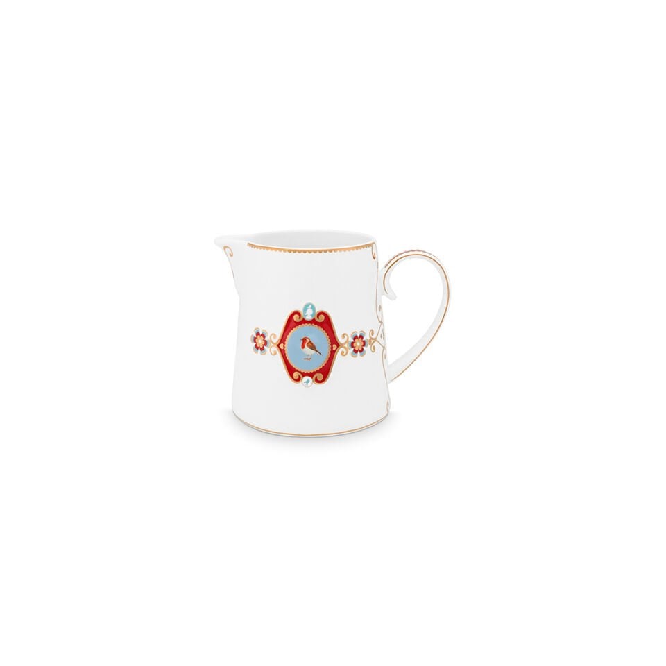 Beyaz Porselen Sürahi 900 ml Love Birds Collection by Pip Studio