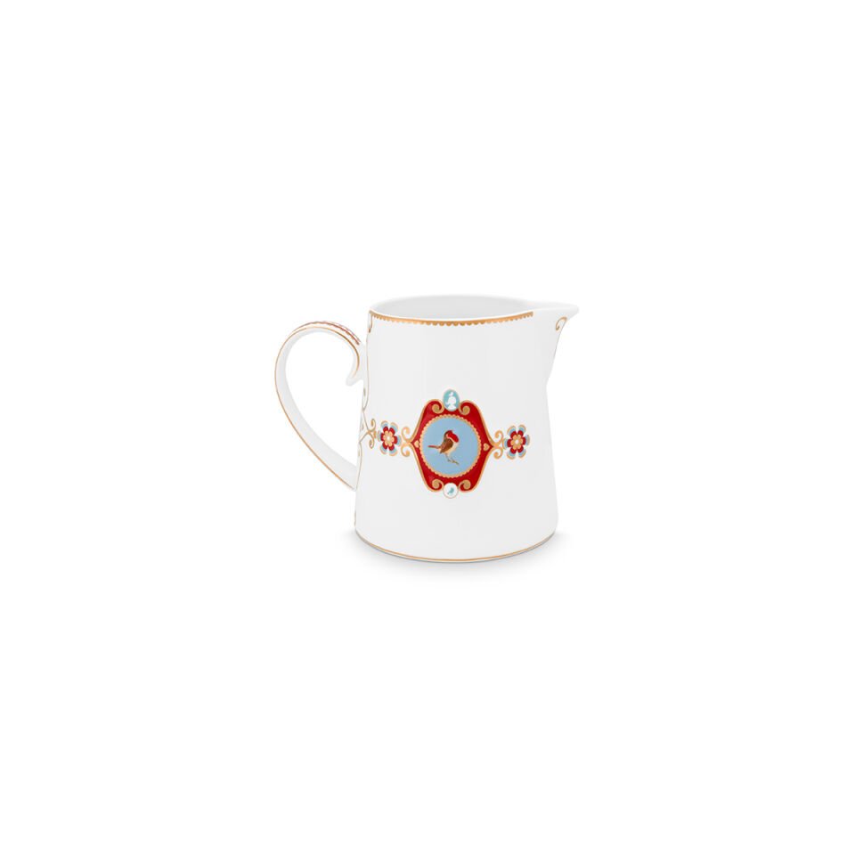 Beyaz Porselen Sürahi 900 ml Love Birds Collection by Pip Studio