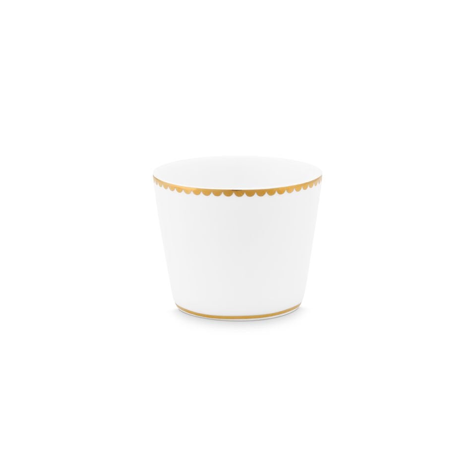 Beyaz Porselen Yumurtalık 5 cm Love Birds Collection by Pip Studio
