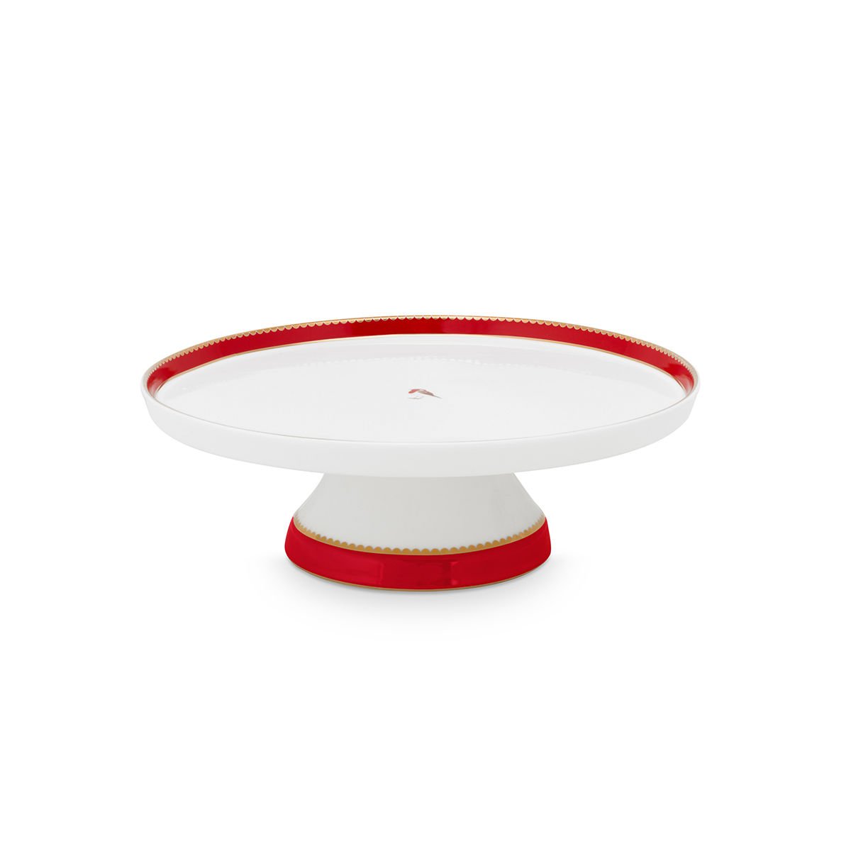 Beyaz Porselen Kek Standı 24 cm Love Birds Collection by Pip Studio