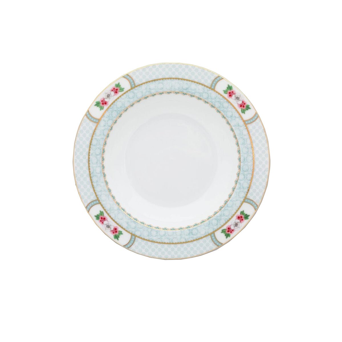 Beyaz Porselen Çukur Tabak 21,5 cm Blushing Birds Collection by Pip Studio