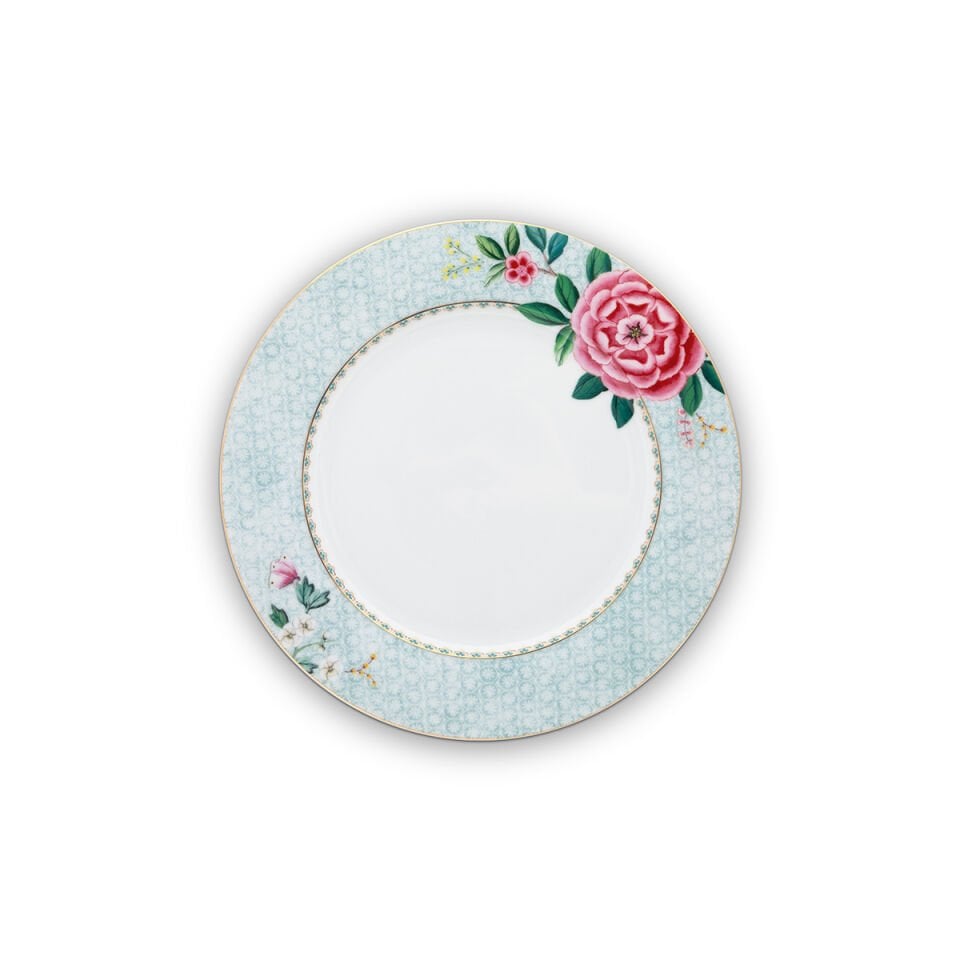 Beyaz Porselen Yemek Tabağı 26,5 cm Blushing Birds Collection by Pip Studio
