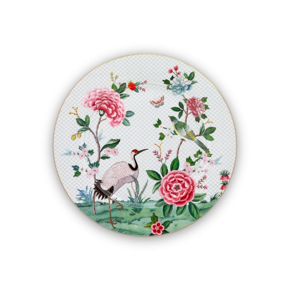 Beyaz Porselen Supla 32 cm Blushing Birds Collection by Pip Studio