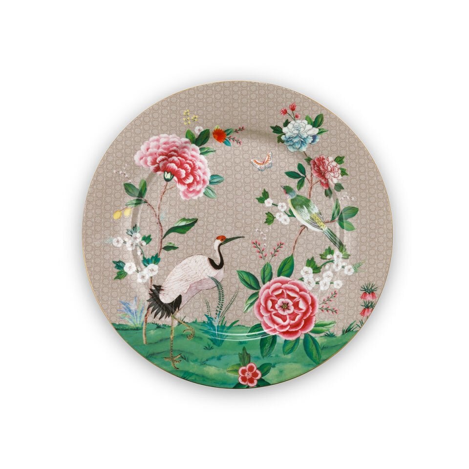 Haki Porselen Supla 32 cm Blushing Birds Collection by Pip Studio