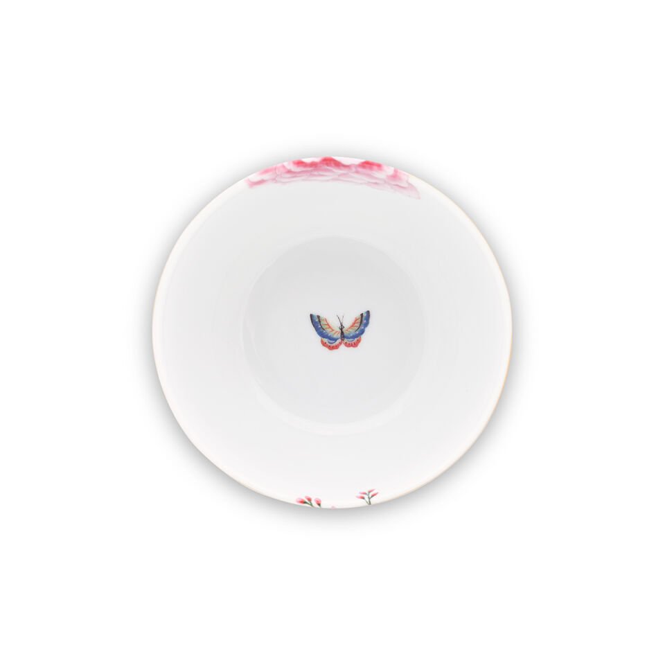 Beyaz Porselen Kase 12 cm Blushing Birds Collection by Pip Studio