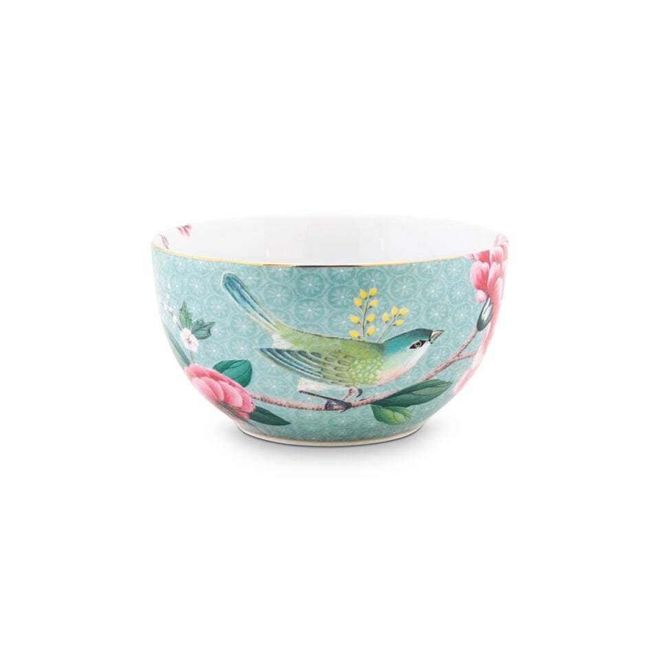 Mavi Porselen Kase 12 cm Blushing Birds Collection by Pip Studio