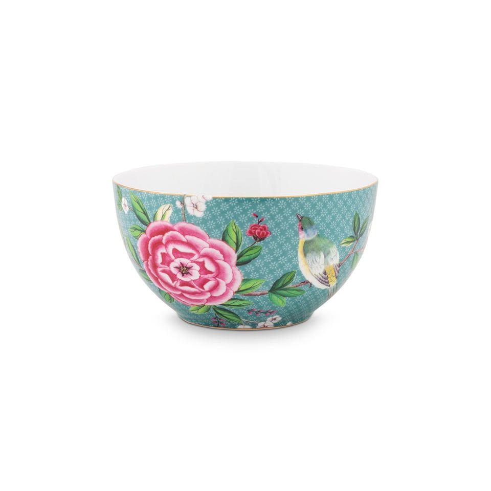 Mavi Porselen Kase 15 cm Blushing Birds Collection by Pip Studio