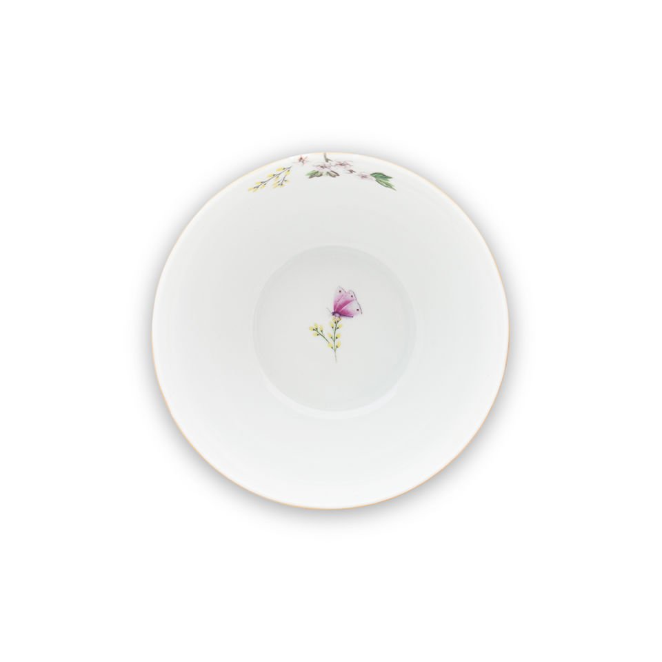 Mavi Porselen Kase 15 cm Blushing Birds Collection by Pip Studio