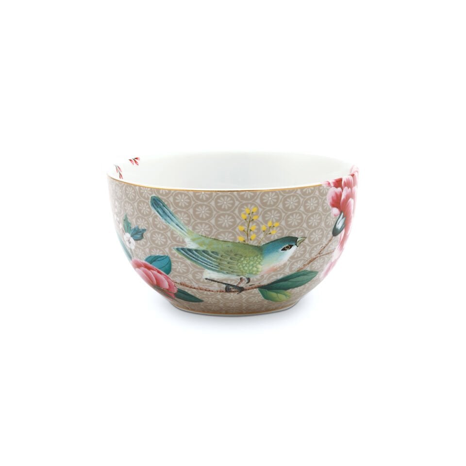 Haki Porselen Kase 12 cm Blushing Birds Collection by Pip Studio
