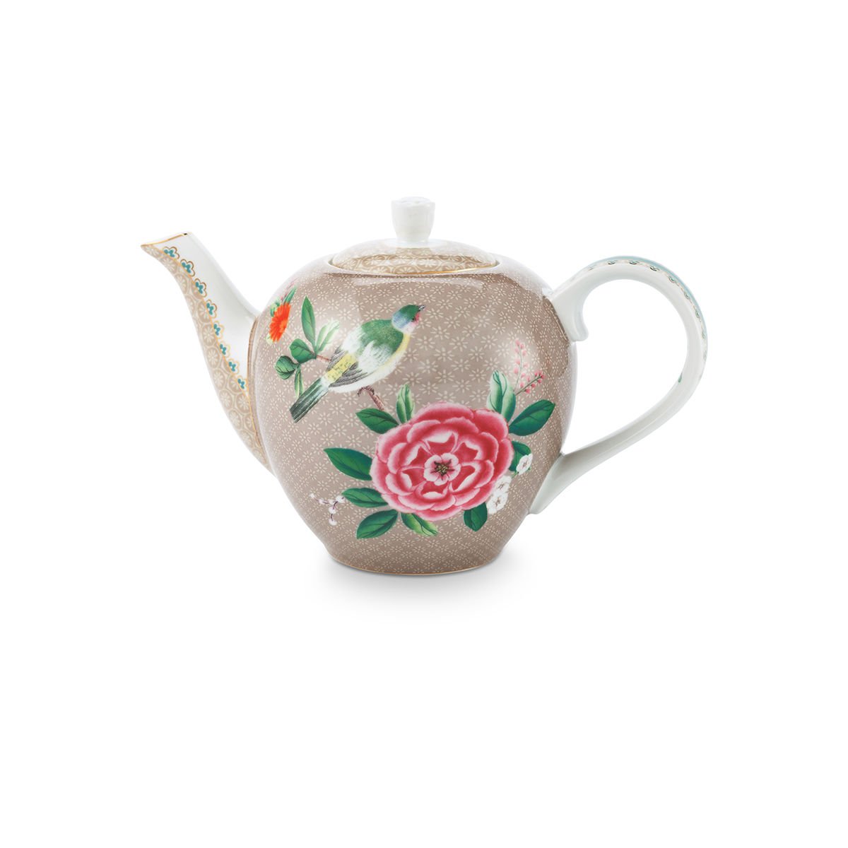 Haki Porselen Demlik 750 ml Blushing Birds Collection by Pip Studio