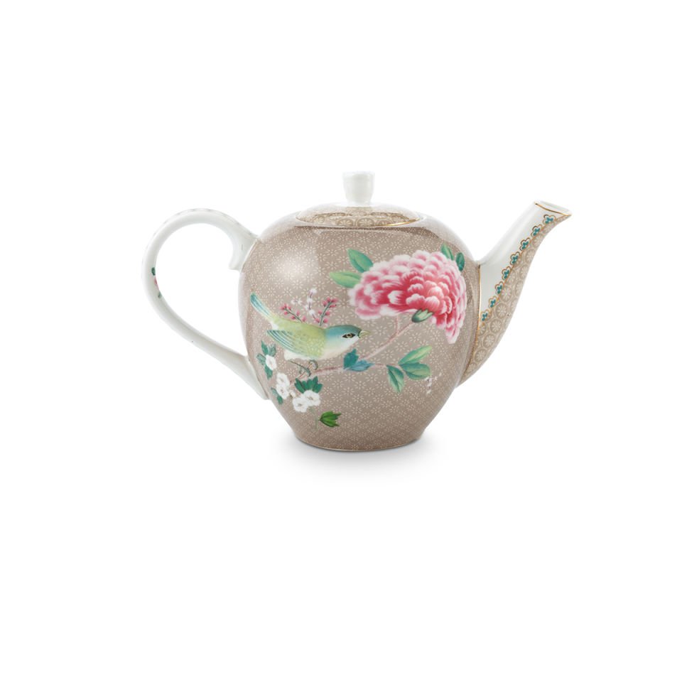 Haki Porselen Demlik 750 ml Blushing Birds Collection by Pip Studio