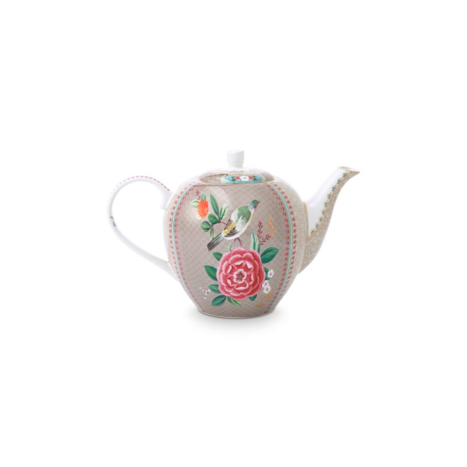 Haki Porselen Demlik 1600 ml Blushing Birds Collection by Pip Studio