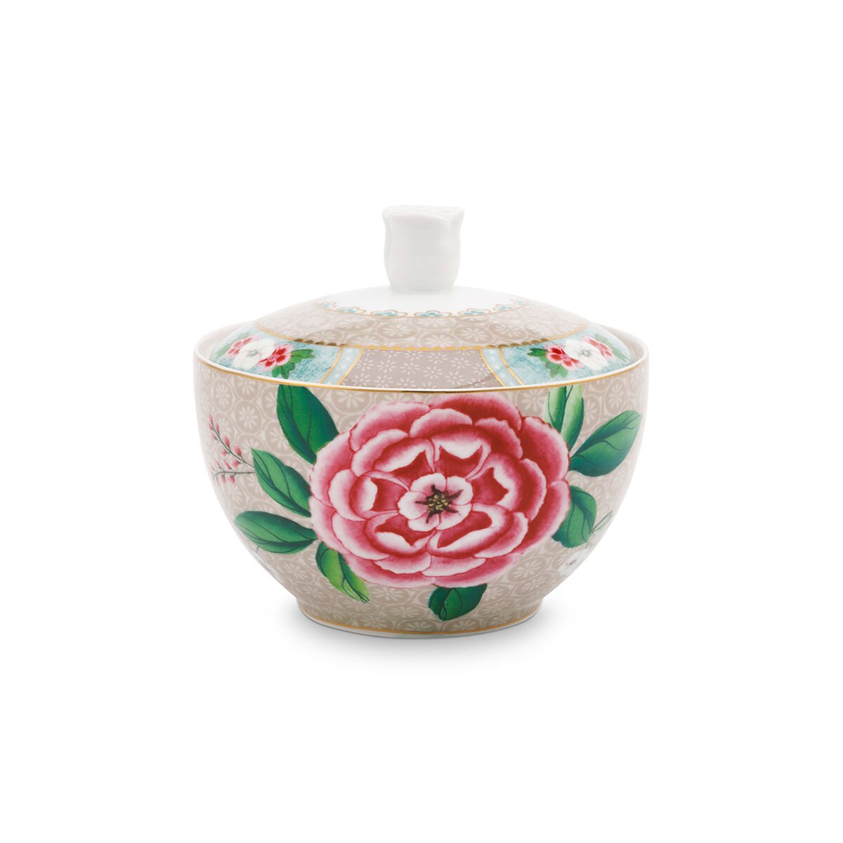 Haki Porselen Şekerlik 300 ml Blushing Birds Collection by Pip Studio