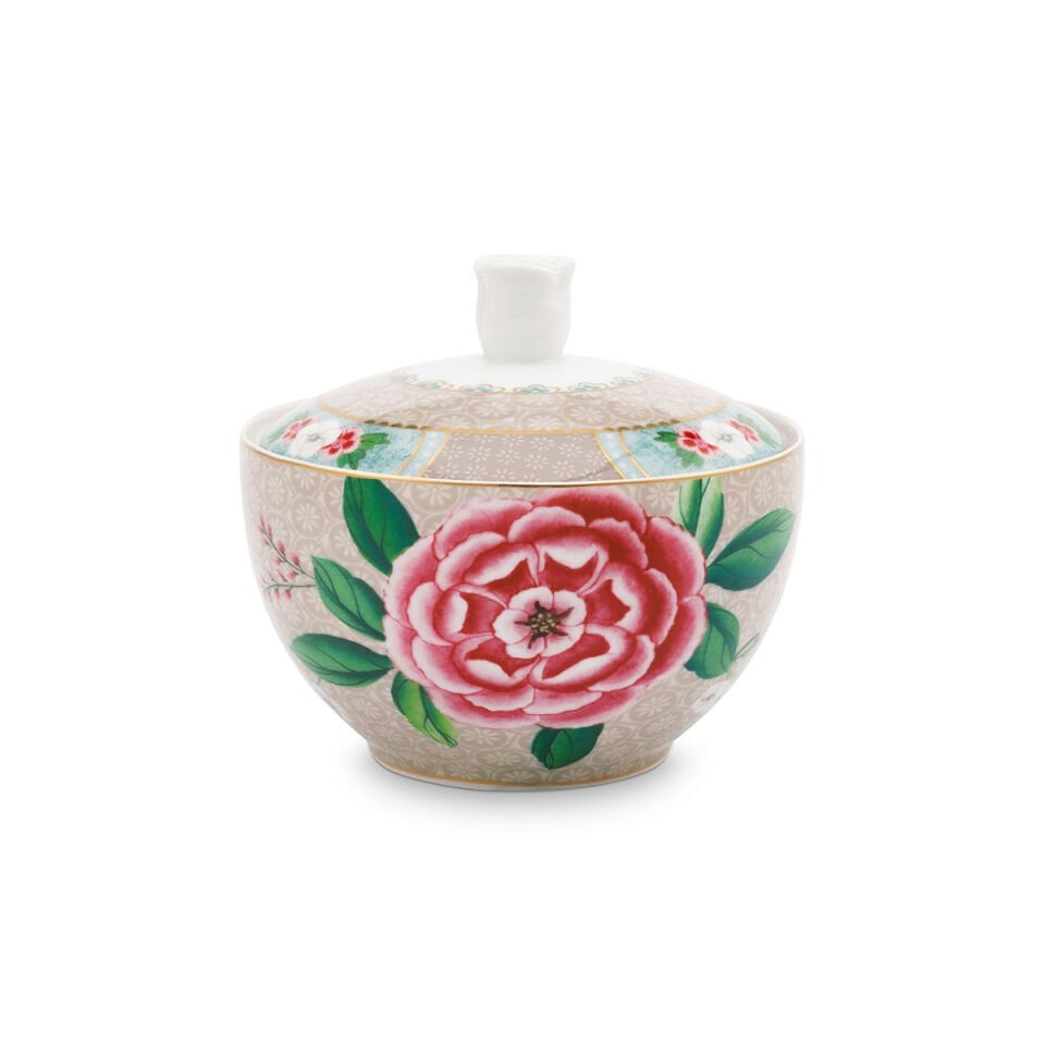 Haki Porselen Şekerlik 300 ml Blushing Birds Collection by Pip Studio