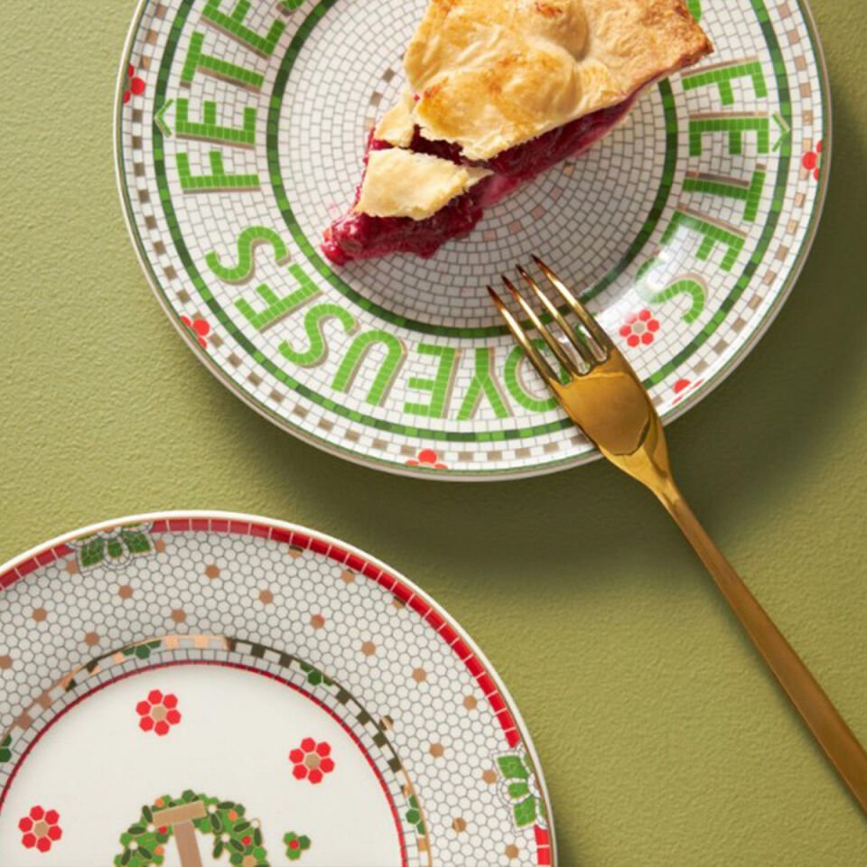 Festive Bistro Yeşil Tabak